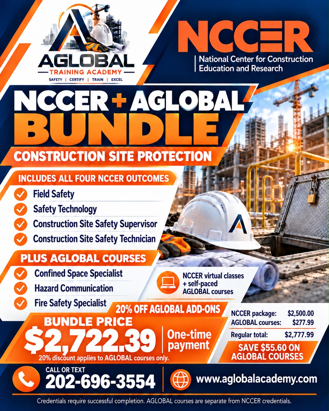 Construction Site Protection training bundle flyer