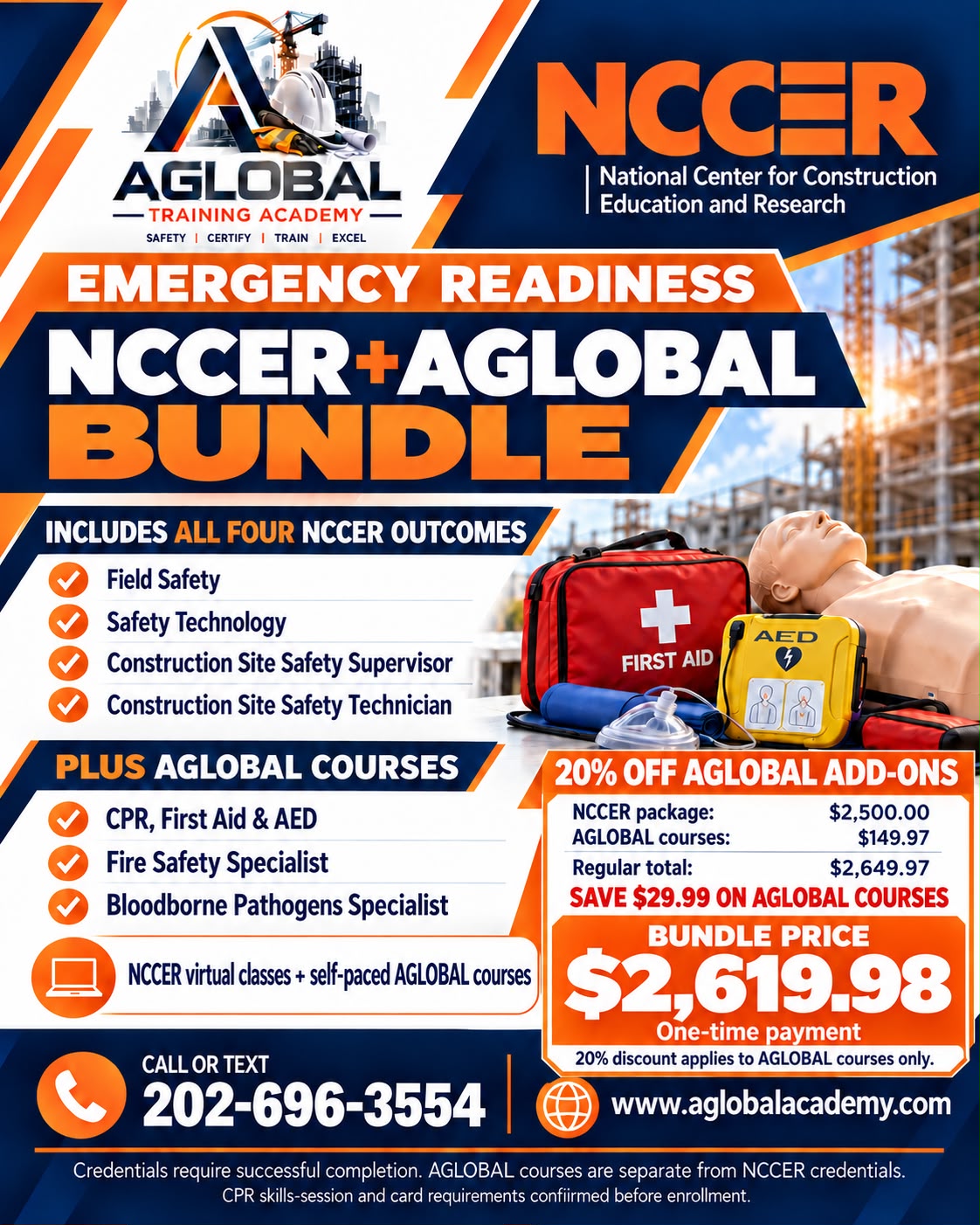 Emergency Readiness training bundle flyer