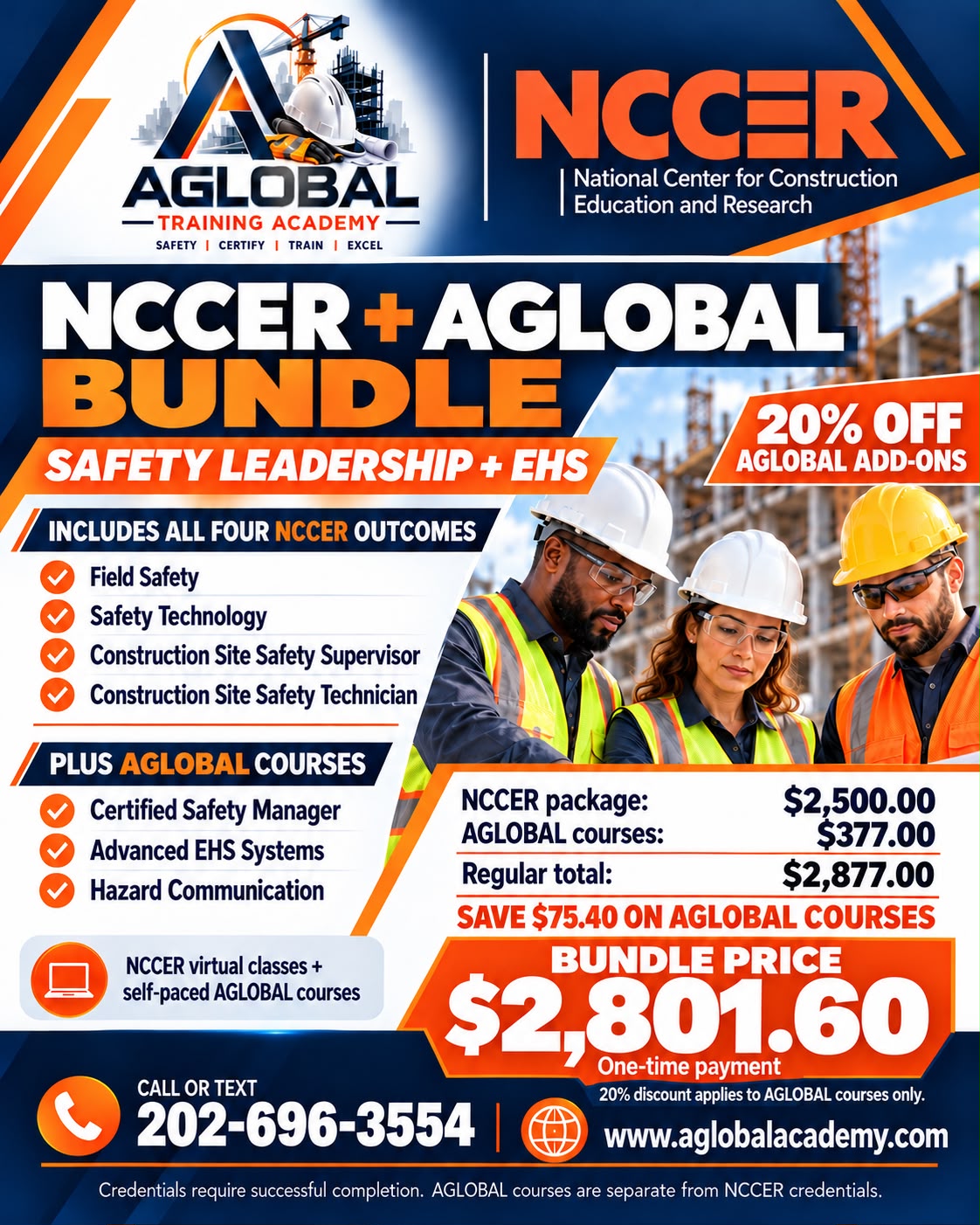 Safety Leadership + EHS training bundle flyer